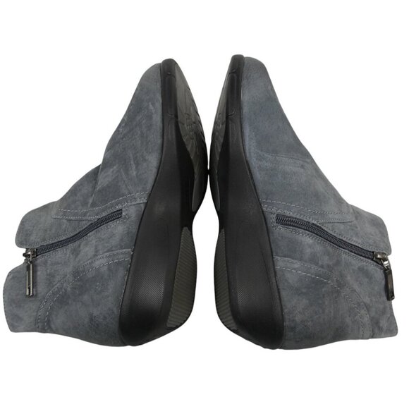 Propet Waverly Gray Suede Ankle Booties Size 10W(D) #1450 - Picture 4 of 9